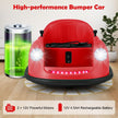 12V Electric Kids Ride on Bumper Car Battery Powered Bumping Car with Remote Control-Red