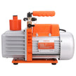VEVOR 1/2 HP 2 Stage Rotary Vane Vacuum Pump, 7 CFM, 120V Air Conditioning Vacuum Pump, 1/4