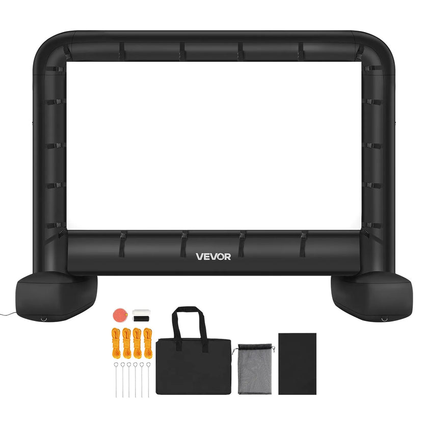 VEVOR 14 ft Inflatable Movie Screen 16:9 600D Movie Projection with Portable Bag