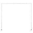 VEVOR Over The Table Rod Stand with Clamps 28-98 in Length Adjustable for Party