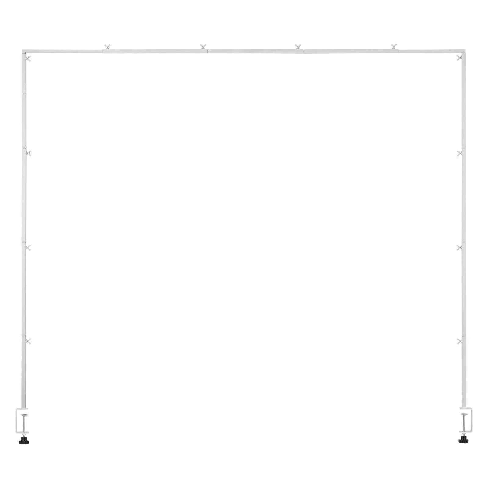 VEVOR Over The Table Rod Stand with Clamps 28-98 in Length Adjustable for Party