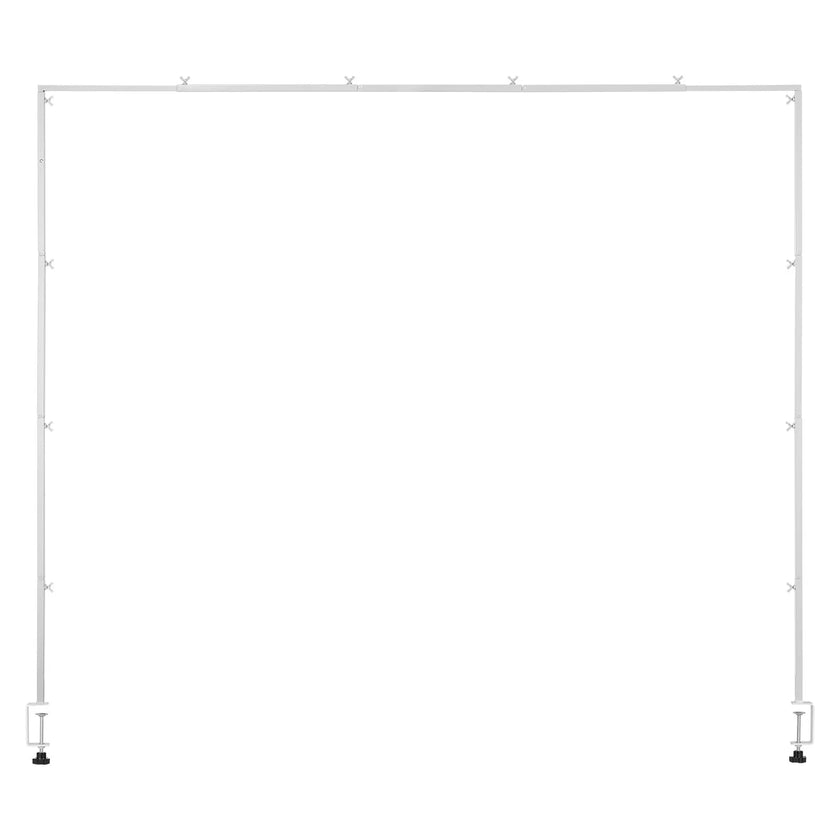 VEVOR Over The Table Rod Stand with Clamps 28-98 in Length Adjustable for Party