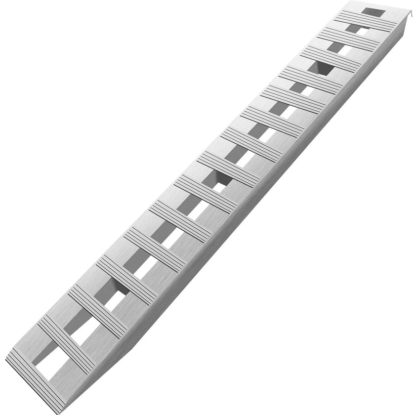 VEVOR 213 x 36 cm Aluminum Ramps 6000Lbs Car Trailer Truck Hook End 1 Pair Ramps