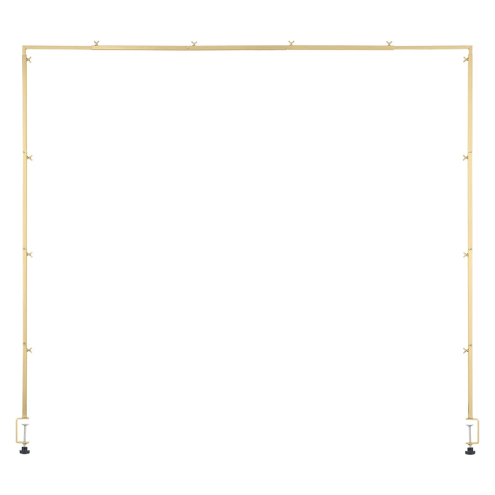 VEVOR Over The Table Rod Stand with Clamp Party Arch Frame 28-98 in L Adjustable