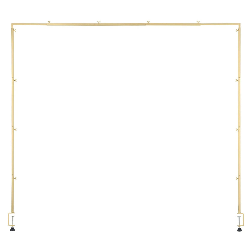 VEVOR Over The Table Rod Stand with Clamp Party Arch Frame 28-98 in L Adjustable
