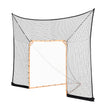 VEVOR 12x9 ft Hockey Lacrosse Goal Backstop with Extended Coverage Training Net