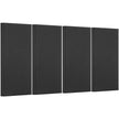 VEVOR 4 PCS Acoustic Wall Panels 2 in Thick 23.6 x 11.8 in Self-adhesive Black