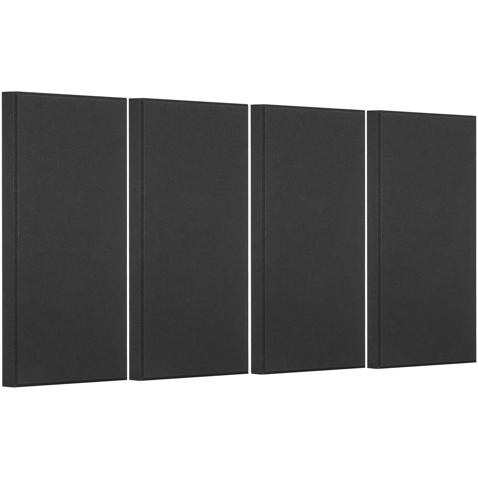 VEVOR 4 PCS Acoustic Wall Panels 2 in Thick 23.6 x 11.8 in Self-adhesive Black