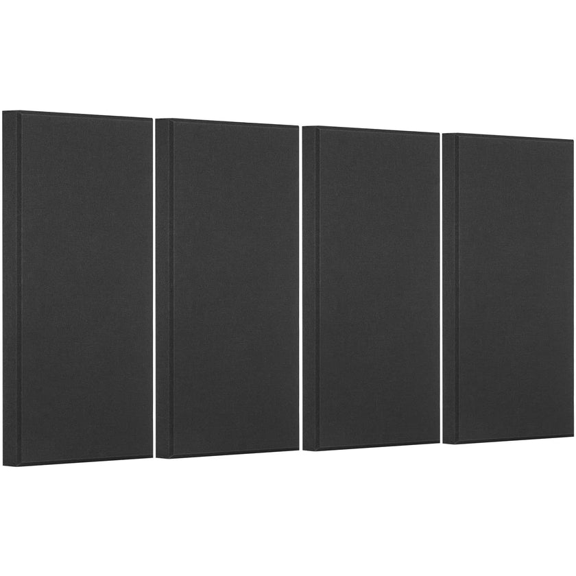 VEVOR 4 PCS Acoustic Wall Panels 2 in Thick 23.6 x 11.8 in Self-adhesive Black