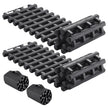 VEVOR 2PCS Traction Boards with TPR for Mud Snow Sand Storage Bags Short Black