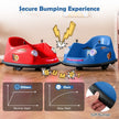 12V Electric Kids Ride on Bumper Car Battery Powered Bumping Car with Remote Control-Navy