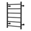 VEVOR 6 Bars Towel Warmer Rack Wall Mounted Heated Towel Rack for Bathroom Black