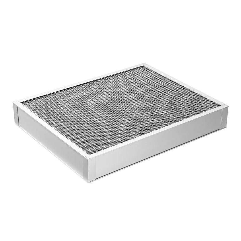 VEVOR 20x25x4 Aluminum Electrostatic Air Filter MERV 8 Actual 19.37x24.37x3.58