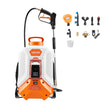VEVOR 4 Gal Battery Powered Backpack Sprayer 0-90 PSI 4H Runtime for Yard Lawn