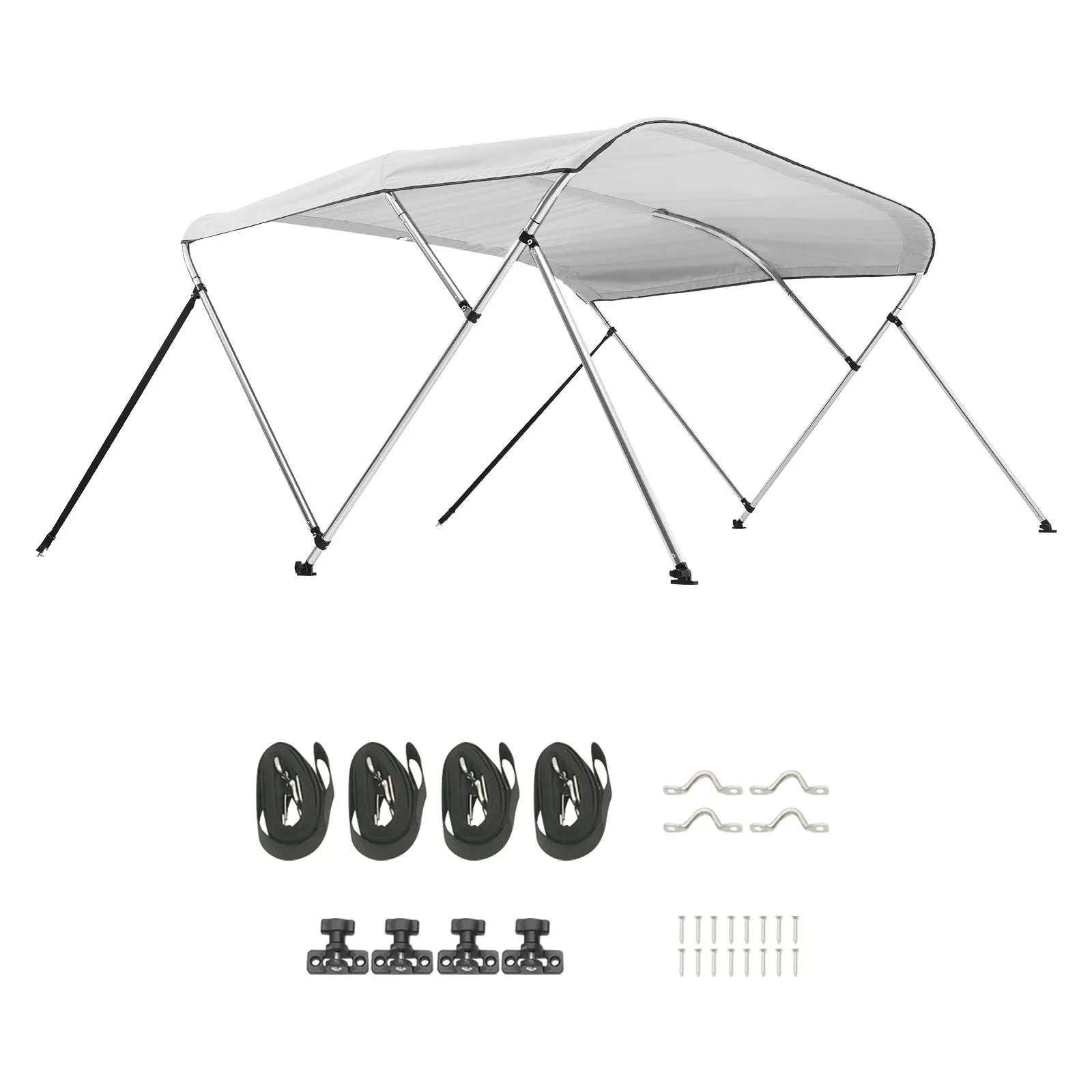 VEVOR 3 Bow Boat Bimini Tops 6'Lx(67