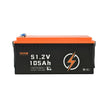 VEVOR 48V 105Ah Golf Cart Lithium Battery 20A Charger LCD Monitor & 4000+ Cycle