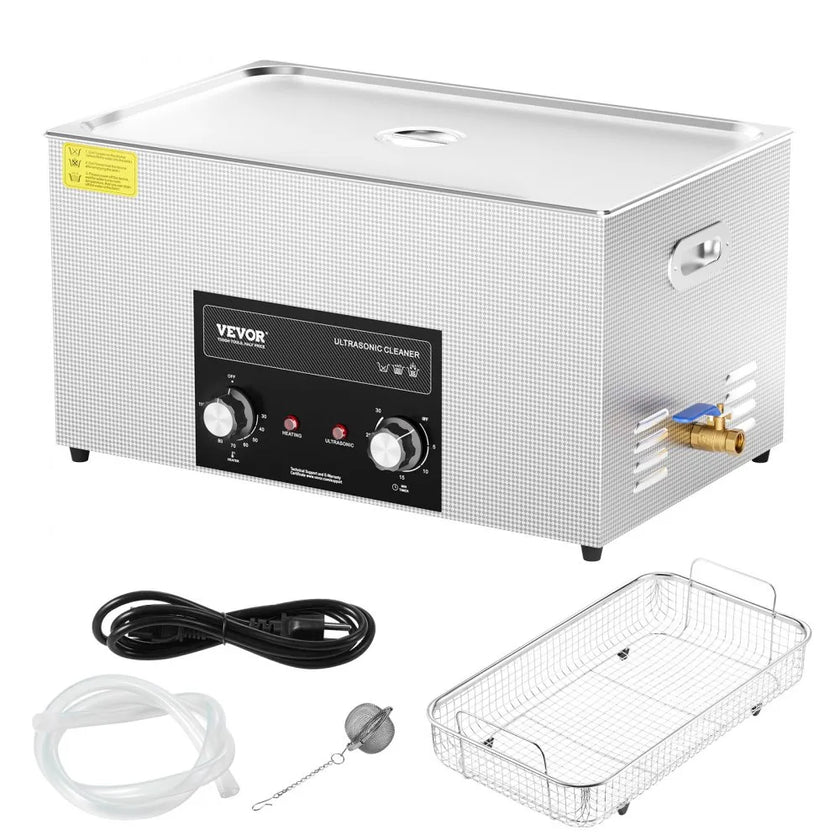 VEVOR 22L Ultrasonic Cleaner with Heater Timer & Basket Digital Sonic Machine