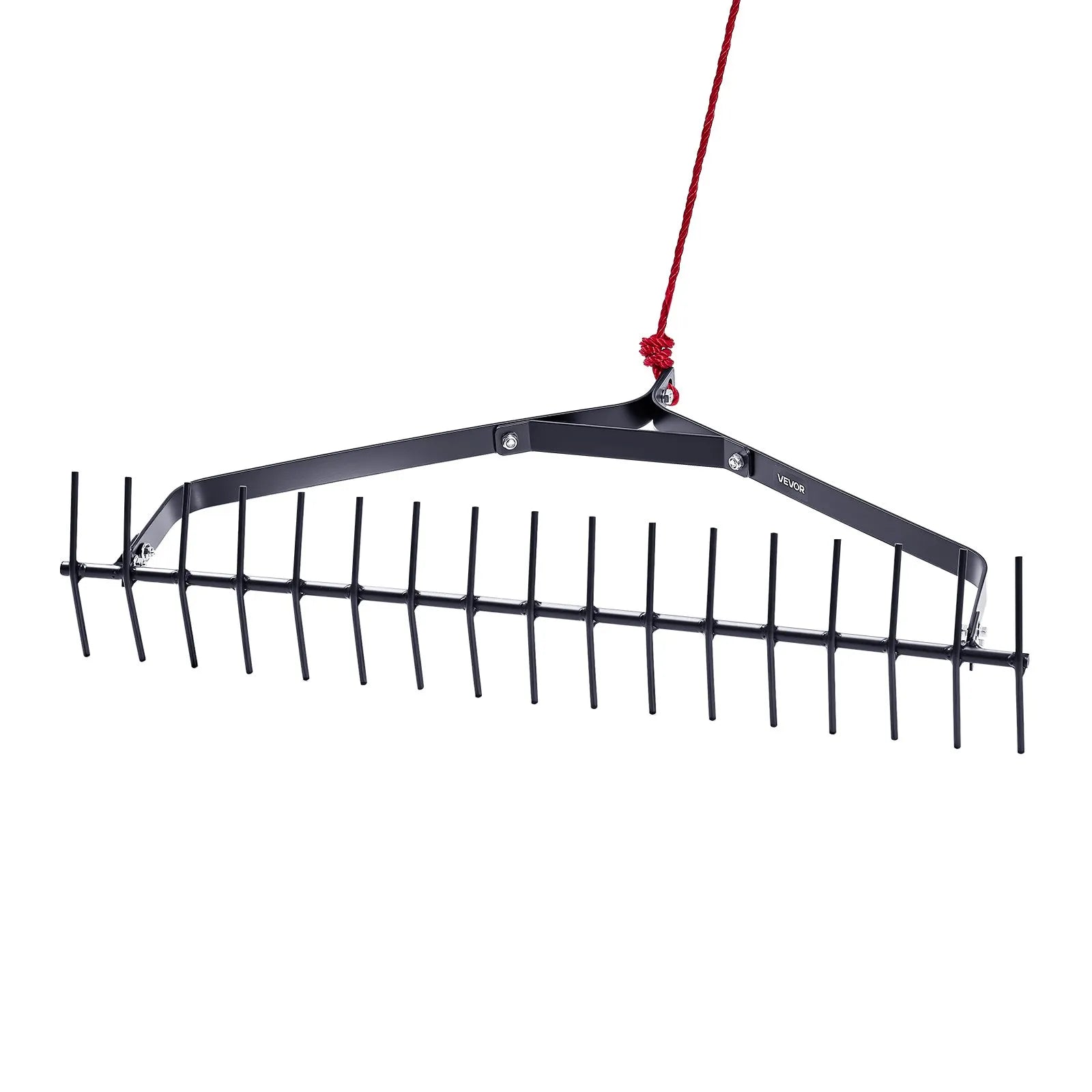 VEVOR 32x6.3 in Pond Aquatic Weed Rake Double-Sided Lake Weed Rake 30ft Rope