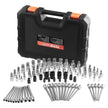 Bit Socket Set 107-Piece SAE and Metric Hex/Torx/E-Torx/Tamper-Proof/Extra Long