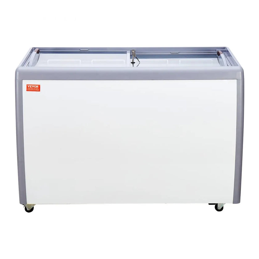 VEVOR 13.1Cu.ft Commercial Ice Cream Display Case Gelato Dipping Freezer Cabinet