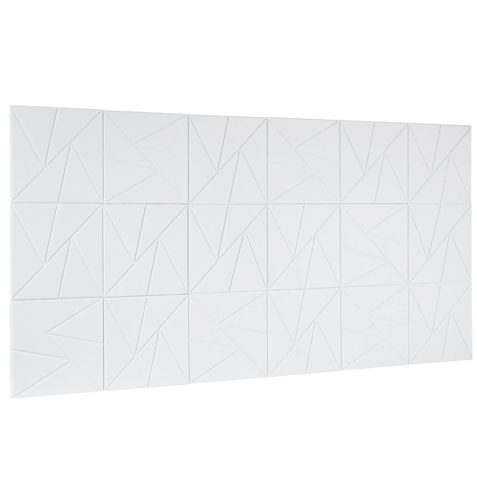 VEVOR 18 Pack Acoustic Wall Panels 11.8 x 11.8 x 0.4 inch Self-Adhesive White