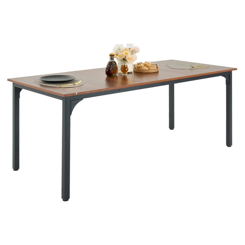 VEVOR 71in Rectangle Dining Table Wood Kitchen Table for 6-8 Person (Only Table)