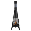VEVOR 20 In Chiminea Outdoor Wood Burning Firepit with Grill Mesh & Chimney Coat