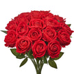 VEVOR 500 Pcs Red Roses Artificial Flowers Realistic Bouquet for Xmas Home Decor