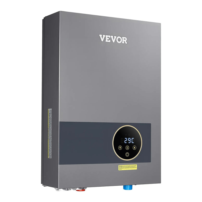 VEVOR 36kW Tankless Electric Water Heater Instant Hot with LCD Child Lock