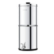 VEVOR 1.5G Gravity-fed Water Filter Countertop System Stainless Steel 2 Filters