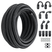 VEVOR 8AN Fuel Line Kit, 20 FT Fuel Hose Kit, 0.43