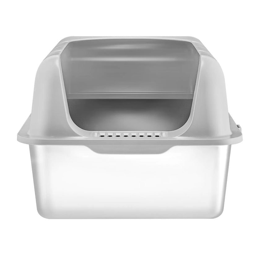 VEVOR 6 in Deep Cat Litter Box Odor-Free Litter Box with Filtering Foot Board