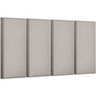 VEVOR 4 PCS Acoustic Wall Panels 2 in Thick 23.6 x 11.8 in Self-adhesive Camel