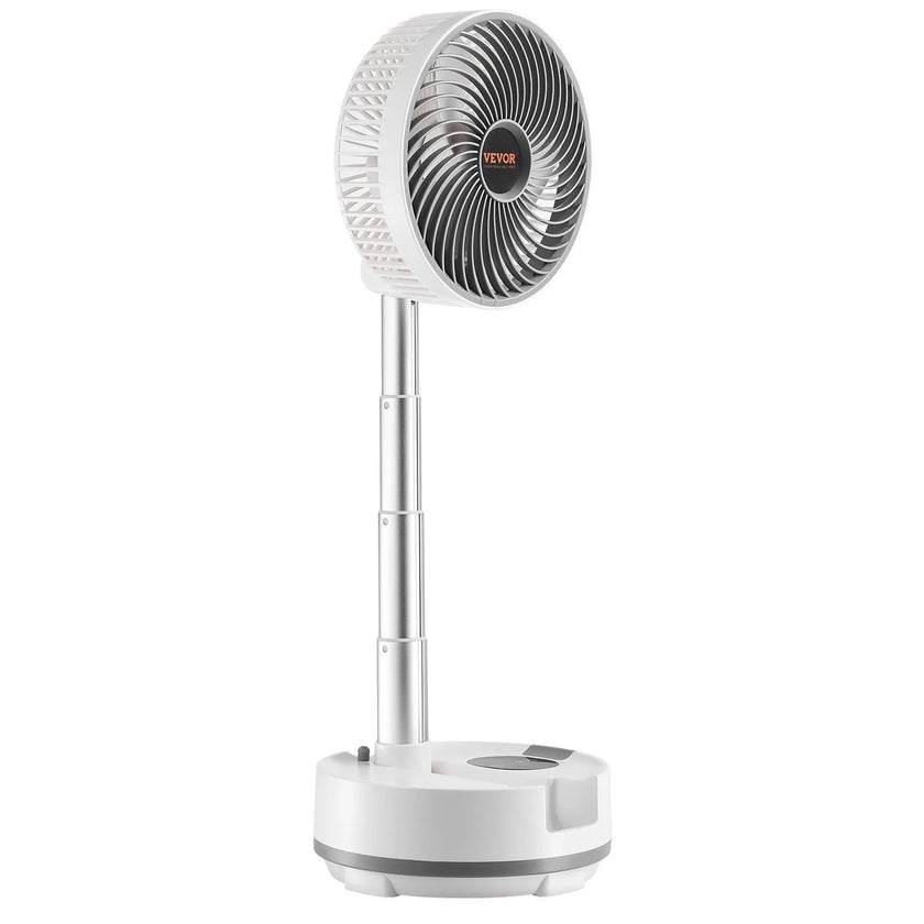 VEVOR 8 inch Foldable Rechargeable Oscillating Fan 3 in 1 Remote 8 Speeds
