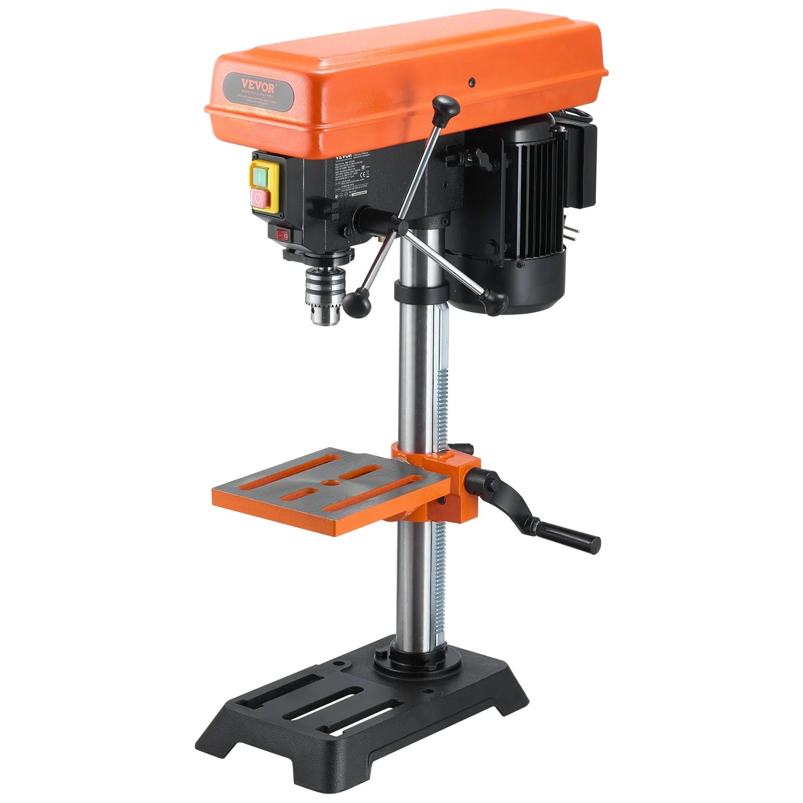 VEVOR 10in Benchtop Drill Press Tabletop Drilling Machine 610-2800RPM Adjustable