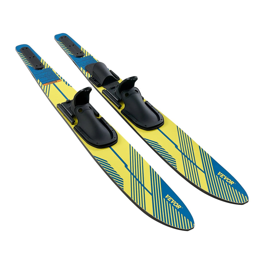 VEVOR 59-inch Water Skis Combo Adults Water Skis with X-7 Adjustable Bindings