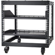 VEVOR 9U 4 Post Open Frame Server Rack Network Enclosure 23''-40'' Adjustable
