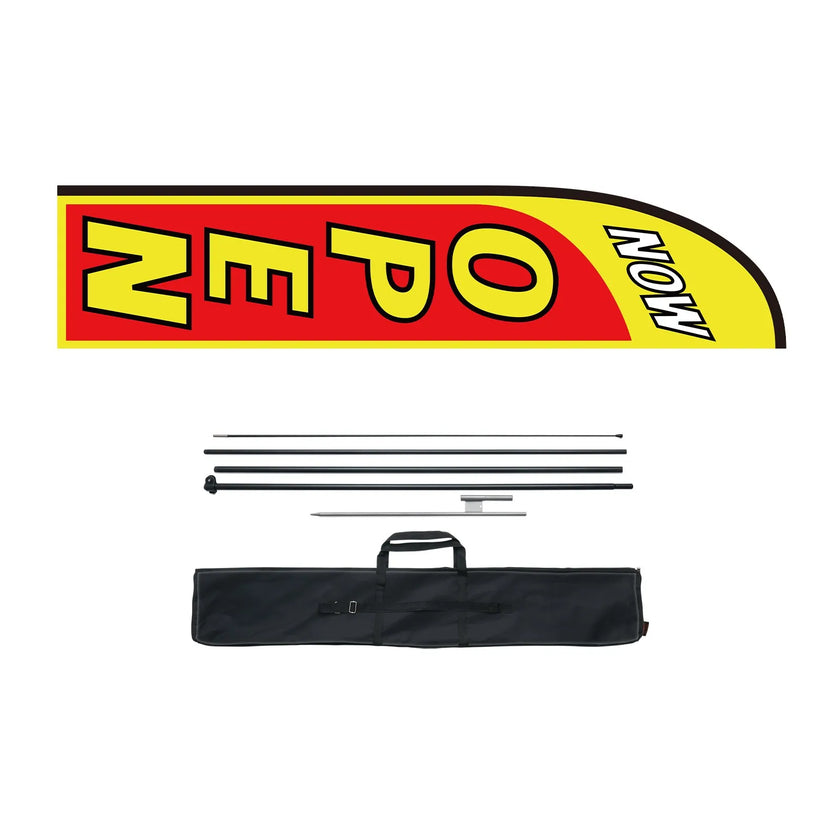 VEVOR Open Flags for Business Advertising Flags for Outside Banner Flag and Pole