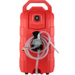 VEVOR 16 Gallon Fuel Caddy, 7.8 L/min, Portable Gas Storage Tank Container with Hand Pump Rubber Wheels, Fuel Transfer Storage Tank for Gasoline Diesel Machine Oil Car Mowers Tractor Boat Motorcycle