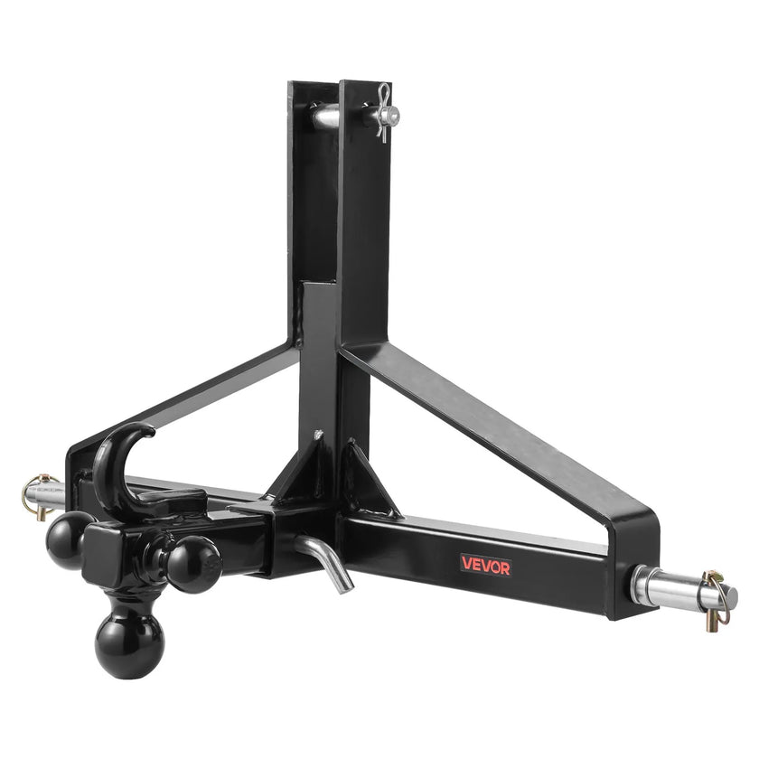 VEVOR 3 Point 2 in Trailer Hitch Receiver Tractor Drawbar Adapter Heavy Duty