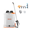 VEVOR 3.2 Gal Battery Powered Backpack Sprayer 0-90 PSI 2H Runtime for Yard Lawn