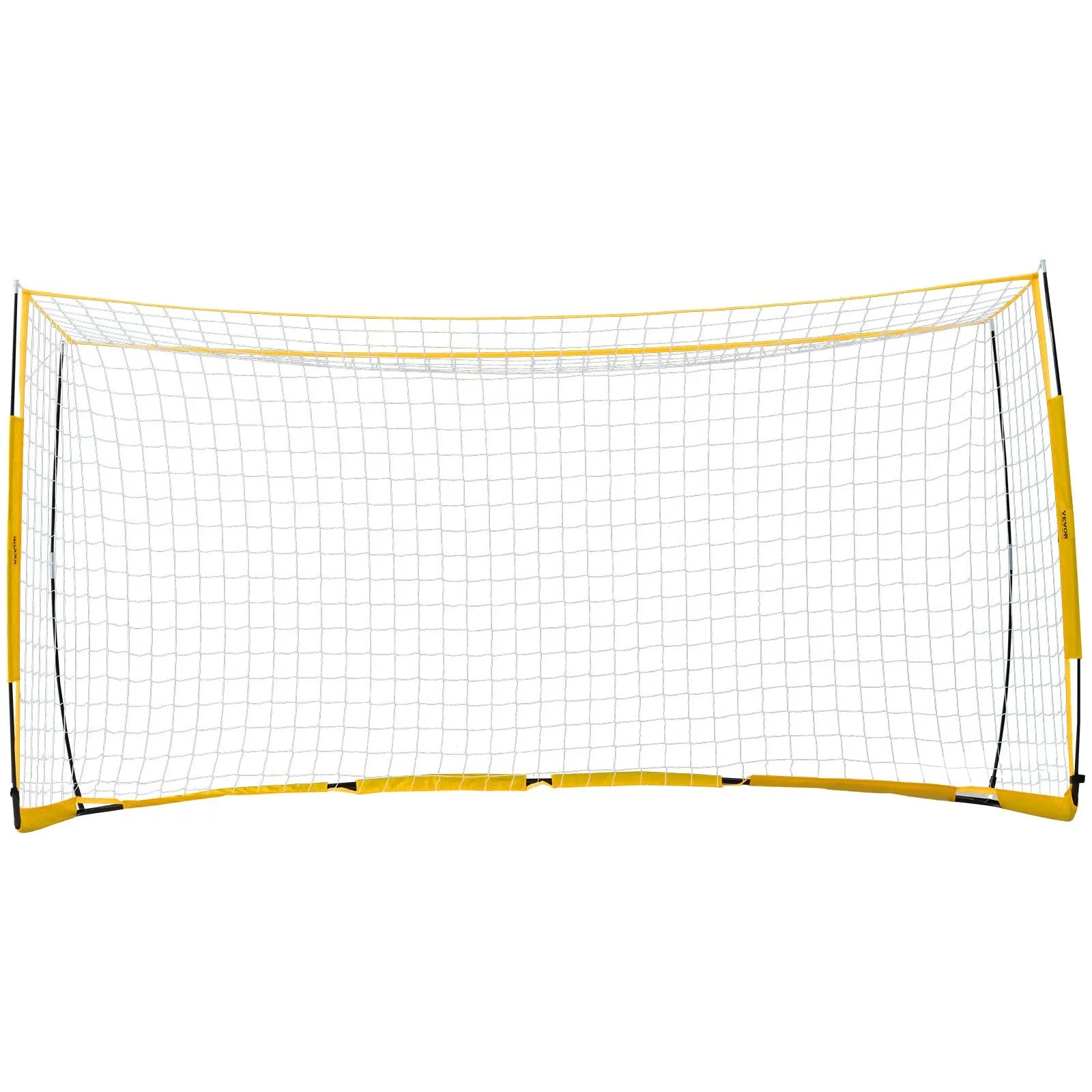 VEVOR 12x6 ft Portable Soccer Goal Kids Soccer Net Carry Bag Backyard Training