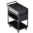 VEVOR 5-Tier Tool Cart on Wheels 400 lb Rolling Work Cart with Drawer & Pegboard