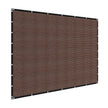 VEVOR 90% Sun Shade Cloth Privacy Screen 8 x 12 ft for Patio Garden (Brown)