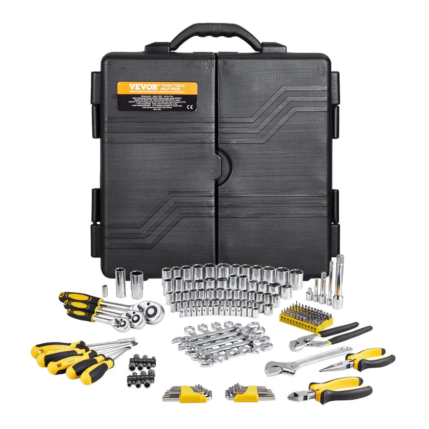 VEVOR 207-Piece Mechanics Tool Set 1/4