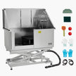VEVOR 50inch Electric Dog Grooming Bath Tub Stainless Steel w Water Filter Left