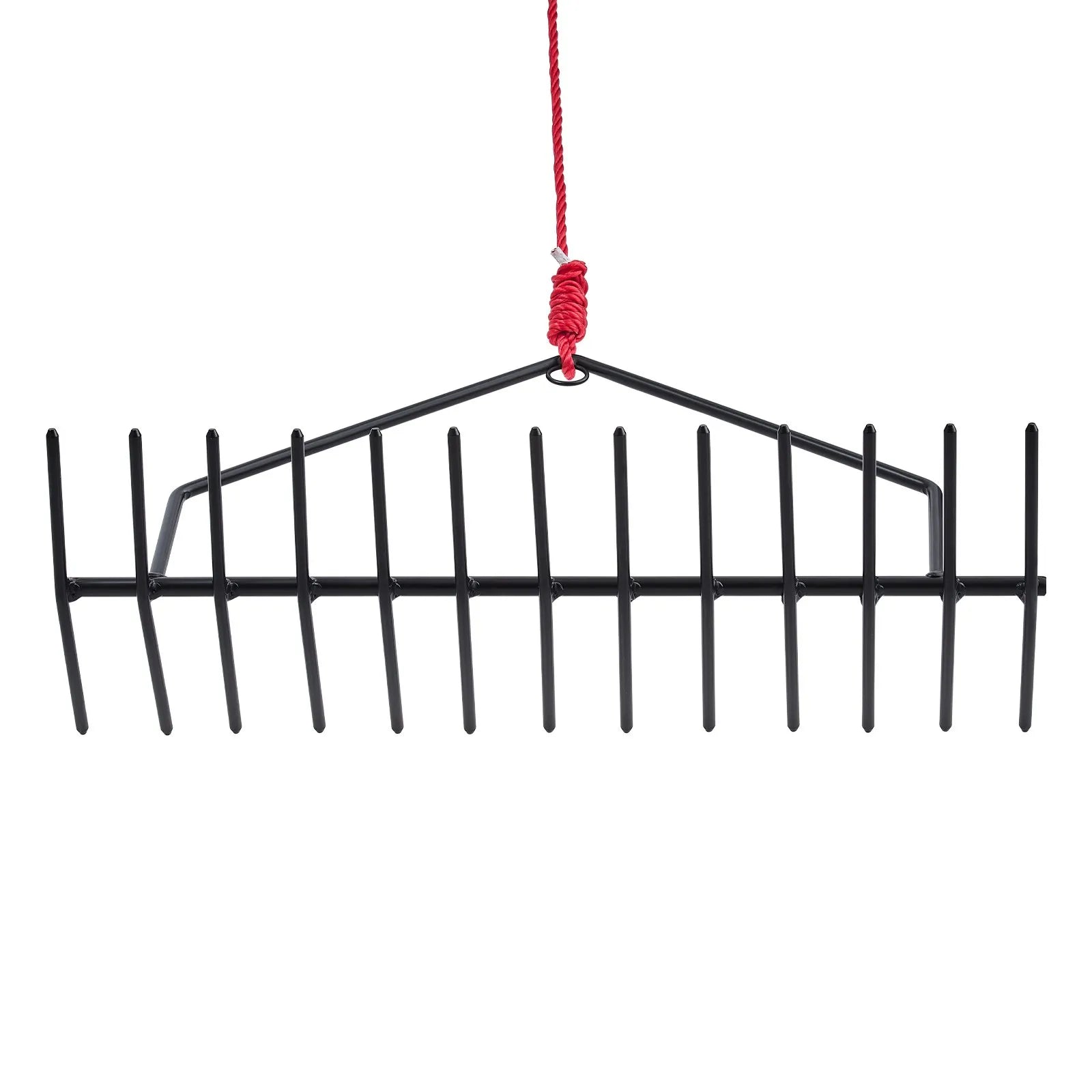 VEVOR 24x8.7 in Pond Aquatic Weed Rake Double-Sided Lake Weed Rake 30ft Rope