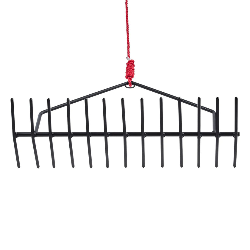 VEVOR 24x8.7 in Pond Aquatic Weed Rake Double-Sided Lake Weed Rake 30ft Rope