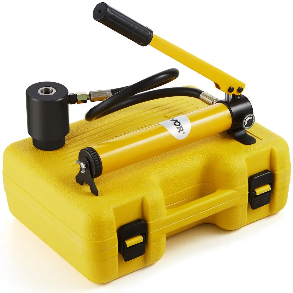 VEVOR 10 Ton Hydraulic Knockout Punch Driver Kit Hole Tool 1/2
