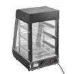 VEVOR 3-Tier Commercial Food Warmer Display Countertop Pizza Cabinet with Light